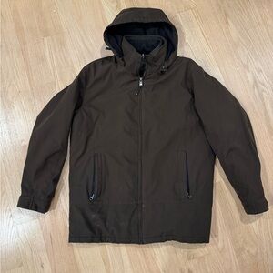 Weatherproof Men's Chocolate Raincoat